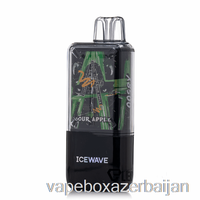 Vape Box Azerbaijan ICEWAVE X8500 Disposable Sour Apple